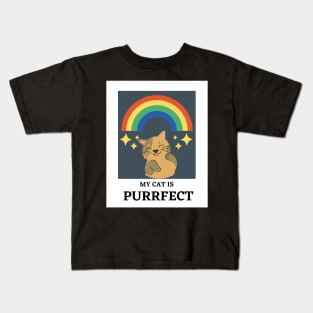 My Cat Is Purrfect Kids T-Shirt